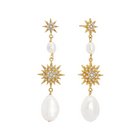 Pearl Star Earrings